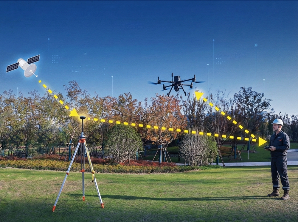 WiFi base station drone connection